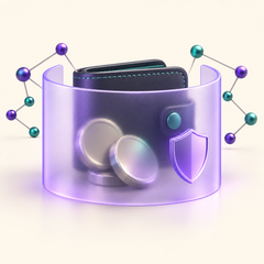 Digital wallet privacy illustration representing RAILGUN